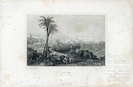 Láminas con diferentes vistas de ciudades de África y Oriente Próximo.