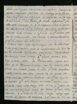 Correspondencia sobre la administración de los bienes del Mayorazgo de Marzana y del Patronato de Marzana, Axpe y Arrázola.