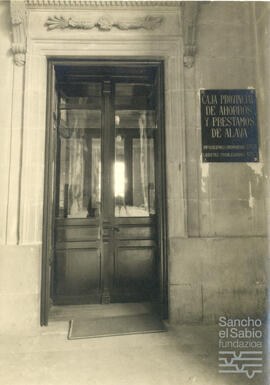 Sede central de la Caja Provincial de Ahorros de Álava. N. CV-CP-S1/SS.1.3-001