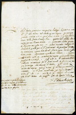 Cartas entre Juan Martínez de Goróstegui y Pedro Ochoa de Arizpe.