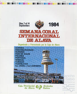 IV Semana Coral Internacional de Álava. N. CV-CP-S4/SS.3.54-017
