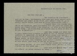 Correspondencia entre Albert Gross y José Miguel de Azaola Urigüen.