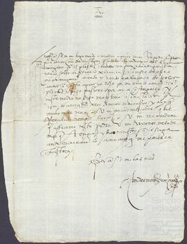 Carta de Andrés Martínez de Azcárate dirigida a Pedro Fernández de Izaguirre.