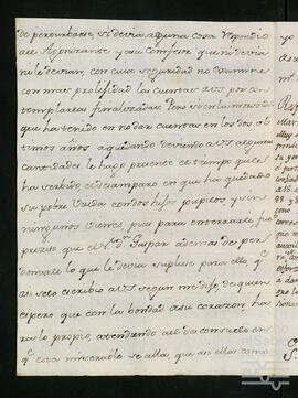 Correspondencia acerca de la administración que llevó Montero.