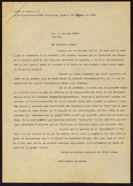 Correspondencia entre José Miguel de Azaola Urigüen y Henrike Knörr.