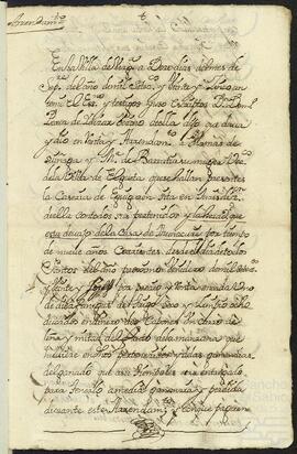 Arrendamiento de la casería de Eguiguren con todas sus pertenencias y la heredad que se encuentra debajo de la casa de Munazuri, jurisdicción de Elgueta.