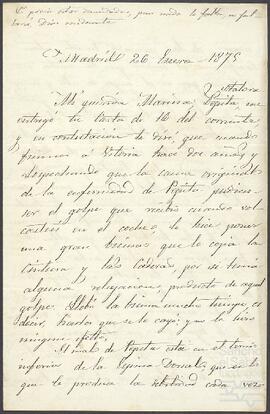 Cartas de Luis Gautier dirigidas a su cuñada Marina de Yrízar.
