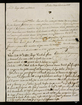 Correspondencia y cuentas de la administración de los bienes de Bilbao.