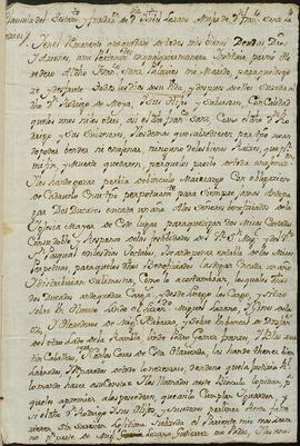 Cláusula del testamento de Isabel Lozano.