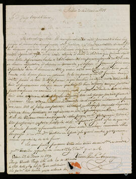 Correspondencia y cuentas de la administración de los bienes de Bilbao.