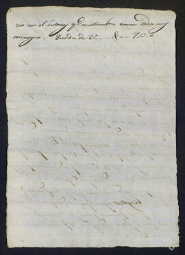 Correspondencia para que no afecte el plan beneficial del Señorío de Vizvaya a los patronatos de Axpe, Marzana y Arrázola.
