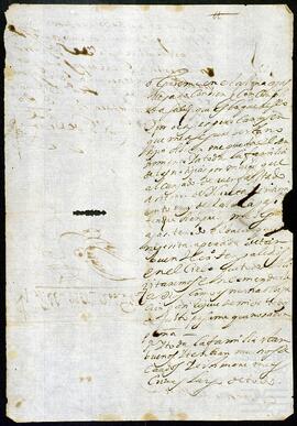 Carta de Cristóbal García de Segovia dirigida a Melchor de Irureta.