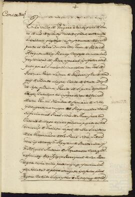 Acuerdo adoptado entre el Conde de Oñate y el Cabildo de la Iglesia Parroquial de San Pedro de Vergara.