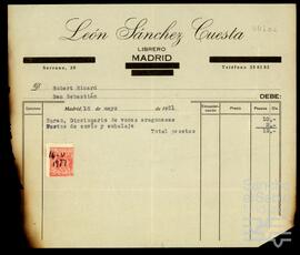 Correspondencia entre León Sánchez Cuesta y José Miguel de Azaola Urigüen.
