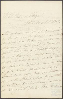 Cartas de Ladislao de Zavala dirigidas a Pedro de Yrízar.