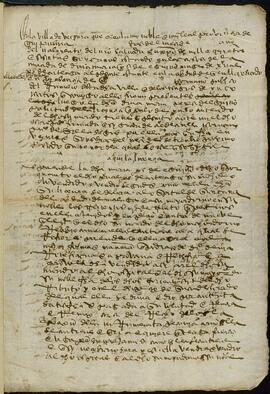 Aprobación de María Pérez de Eguino de la venta de 330 maravedís de tributo perpetuo que Cristóbal Pérez de Arteaga había hecho al Hospital de Santa Ana de Málaga.