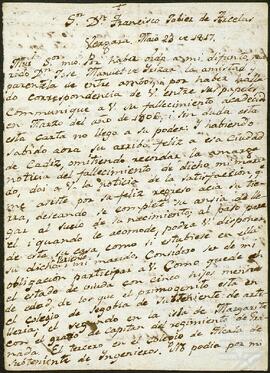 Cartas entre Marina de Moya y Francisco Javier Arcelus.