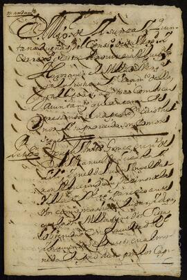 Mandamiento dictado por el Corregidor de Guipúzcoa a causa de la administración de las dos sisas de Vergara.