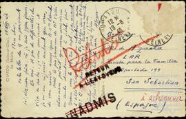 Correspondencia entre Albert Gross y José Miguel de Azaola Urigüen.