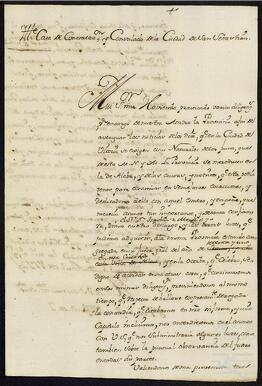 Correspondencia entre José Manuel de Yrízar Yun-Ibarbia y la Casa de Contratación y Consulado de San Sebastián.