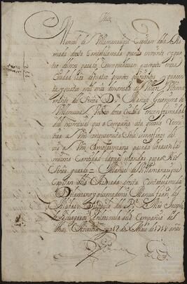 Ejercicios de caligrafia de Manuel Francisco de Alcíbar.