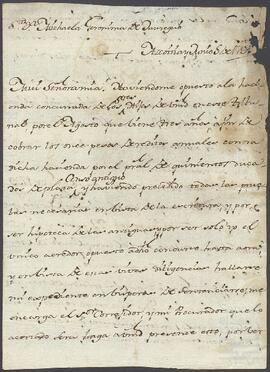 Carta de Francisco Javier de Zaldúa dirigida a Micaela Jerónima de Jáuregui.