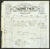 Cuentas de la administración de los baños de Zaldívar de 1872 a 1879.