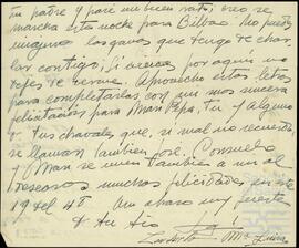 Correspondencia entre Joaquín de Azaola Ondarza y José Miguel de Azaola Urigüen.
