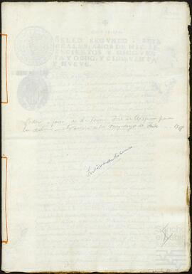 Poder otorgado por Agustín Francisco de Lasa Ariztizábal en favor de Fermín José de Aizpuru.