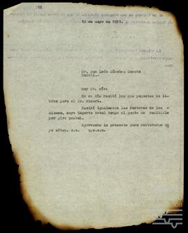 Correspondencia entre León Sánchez Cuesta y José Miguel de Azaola Urigüen.